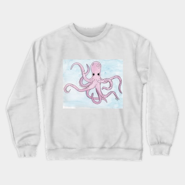 Octopus Crewneck Sweatshirt by lindaursin